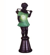 Meyda Black 24092 - 15.5"H Silhouette Bacchus Boy Accent Lamp