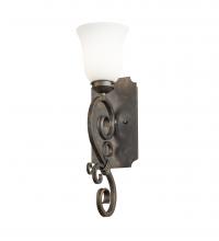 Meyda Black 242050 - 6" Wide Thierry Wall Sconce