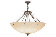 Meyda Black 242524 - 30" Wide Madison Inverted Pendant