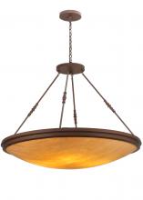 Meyda Black 243588 - 48" Wide Commerce Inverted Pendant