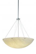 Meyda Black 244517 - 36" Wide Cypola Alabaster Inverted Pendant