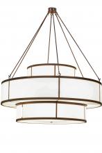 Meyda Black 245871 - 66" Wide Jayne 3 Tier Pendant