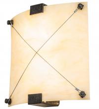 Meyda Black 246083 - 12" Wide Maxton Wall Sconce