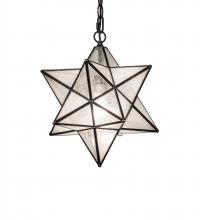 Meyda Black 247140 - 12" Wide Moravian Star Pendant