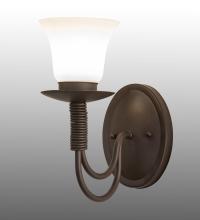 Meyda Black 247523 - 5" Wide Bell Wall Sconce