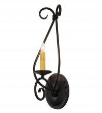 Meyda Black 247883 - 6" Wide Olivia Wall Sconce