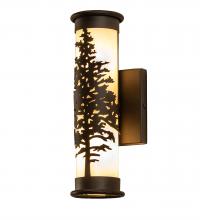 Meyda Black 248320 - 5" Wide Tamarack Wall Sconce