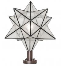 Meyda Black 249783 - 18" Wide Moravian Star Post Mount