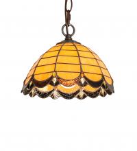 Meyda Black 250723 - 9" Wide Elan Pendant