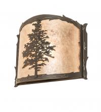 Meyda Black 252641 - 12" Wide Tamarack Wall Sconce