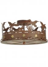 Meyda Black 254833 - 16" Wide Ducks in Flight Flushmount