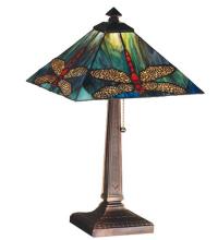 Meyda Black 26290 - 21"H Prairie Dragonfly Table Lamp