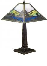 Meyda Black 26759 - 21.5"H Bear Creek Table Lamp