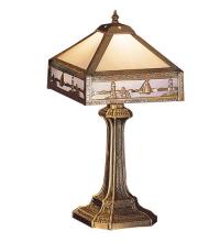 Meyda Black 26836 - 19" High Sailboat Mission Accent Lamp