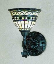 Meyda Black 27390 - 8"W Tiffany Roman 1 LT Wall Sconce.602