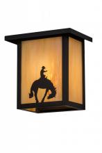 Meyda Black 27965 - 8"W Hyde Park Cowboy Wall Sconce