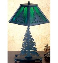 Meyda Black 31402 - 14"H Tall Pines Accent Lamp