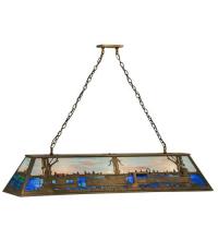 Meyda Black 31657 - 60" Long Train Oblong Pendant