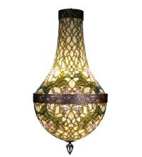 Meyda Black 38458 - 35" Wide Morning Glory Pendant