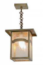 Meyda Black 38990 - 9"Sq Hyde Park Mountain View Pendant