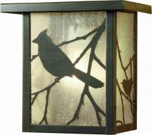 Meyda Black 43458 - 8"W Hyde Park Song Bird Wall Sconce