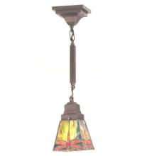 Meyda Black 49100 - 5"Sq Prairie Dragonfly Mini Pendant.609