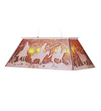 Meyda Black 50111 - 72"L Rustlers Oblong Pendant