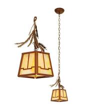 Meyda Black 52380 - 8"W Pine Branch Valley View Mini Pendant