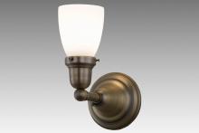 Meyda Black 56449 - 5.5"W Revival Oyster Bay Goblet Wall Sconce