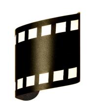 Meyda Black 65295 - 9" Wide Tinseltown Filmstrip Wall Sconce