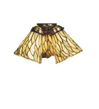 Meyda Black 65623 - 5"W Willow Jadestone Fan Light Shade