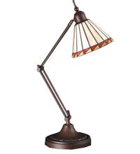 Meyda Black 65946 - 23"H Prairie Mission Adjustable Desk Lamp