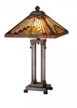 Meyda Black 66230 - 24.5" H Nuevo Mission Table Lamp