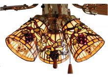 Meyda Black 67013 - 4" Wide Jeweled Grape Fan Light Shade