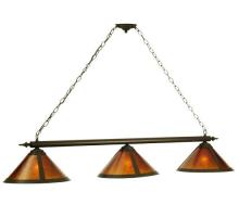 Meyda Black 68232 - 60" Long Sutter 3 Light Island Pendant