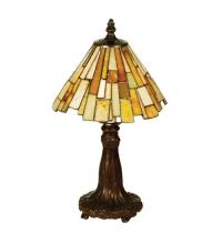 Meyda Black 69762 - 13"H Delta Jadestone Mini Lamp