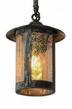 Meyda Black 78946 - 6"W Fulton Winter Pine Pendant