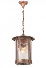 Meyda Black 90368 - 12"W Fulton Winter Pine Pendant