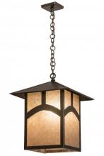 Meyda Black 92486 - 16"Sq Seneca Hill Top Pendant