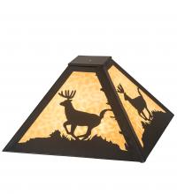 Meyda Black 99200 - 24" Square Lone Deer Shade