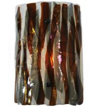 Meyda Black 99529 - 8"W Metro Fusion Marina Wall Sconce