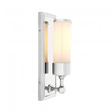 Eichholtz 105918UL - Valentine Wall Sconce, 1-Light, Nickel, Frosted Glass, 4.92"W (105918UL )