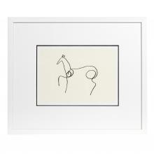 Eichholtz 106549 - Pablo Picasso Wall Art, Set of 2, White Frame, 25.59"W (106549 )