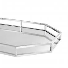 Eichholtz 110517 - Pelagos Tray, Nickel, Mirror Glass, 23.62"W (110517 )