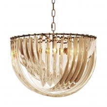 Eichholtz 111903UL - Murano Pendant, 4-Light, Large, Champagne, Antique Brass, 19.69"W (111903UL )