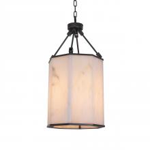 Eichholtz 114775UL - Victoire Pendant, 1-Light, Small, Bronze, Alabaster Shade, 13.78"W (114775UL )