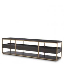 Eichholtz 115107 - Parker Television Cabinet, Large, Mocha, Brushed Brass, 86.61"W (115107 )