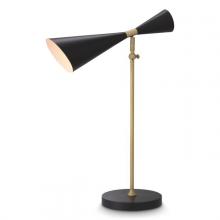 Eichholtz 115237UL - Milos Desk Lamp, 1-Light, Black, Antique Brass, 16.73"W (115237UL )