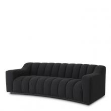 Eichholtz A115144 - Kelly Sofa, Small, Black Boucle Fabric, 92.13"W (A115144 )