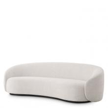 Eichholtz A115777 - Amore Sofa, Lyssa Off-White Fabric, Black Base, 92.52"W (A115777 )